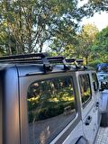 Jeep Wrangler Rubicon Ara Atkısı Tavan Sistemleri 2 li Siyah Set City Serisi