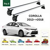 Toyota Corolla Portbagaj Taşıyıcı Ara Atkısı Tavan Taşıyıcı Paw Pro 4 2013-2018 Gri