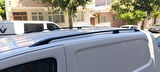 Citroen Berlingo Uzun Şase 2018-2025 Aluminum Araç Üstü Alüminyum Tavan Yan Rayları Plus Serisi - Gri