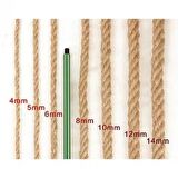 Jütburada Jüt Halat 8 mm 20 Metre Hasır Dekor Süsleme İp