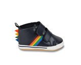 First Step Dino Şeritli Patik Bebek Patik Günlük Ayakkabı G-2358-LACIVERT Lacivert