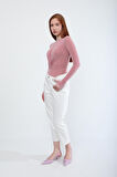 Kadın Likralı Esnek Slim Fit Pantolon