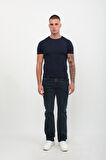 Erkek Likralı Regular Fit Haki Jean Pantolon