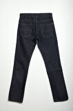 Erkek Regular Fit Normal Kesim %100 Pamuk Lacivert Jean Pantolon