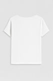 Kadın V Yaka Kısa Kollu İnce Esnek T-Shirt