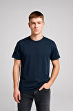 Erkek %100 Pamuk Basic T-shirt