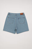 Kadın Yüksek Bel Rahat Kesim Jean Şort