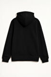 Erkek Kapüşonlu Cepli İçi Polarlı Sweatshirt