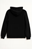 Erkek Fermuarlı Kapüşonlu Cepli İçi Polarlı Sweatshirt