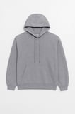 Kadın Kapüşonlu Cepli Gri Sweatshirt