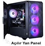 Gaming Plus AGSX5 Ryzen 3 3200G-8GB DDR4 Ram 256GB SSD Masaüstü Ofis Bilgisayarı