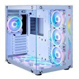 Dragos WarFire 7 Fanlı Beyaz ATX Oyuncu Bilgisayar Kasası