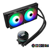 Dragos Vortex V-240 ARGB Kumandalı 240mm İşlemci Sıvı Soğutucu