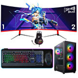 Turbox Tx4010 AMD 5500 16 GB DDR4 RAM 512 GB SSD AMD Radeon RX 550 FreeDos Masaüstü Bilgisayar 
