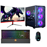 Dragos DRx5235 i5 13400F 16GB 512GB M.2 NVMe SSD 8GB RTX4060 27 İnç 165Hz Curved Oyuncu Bilgisayarı