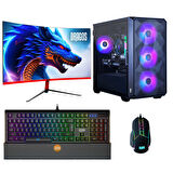 Dragos DRx5985 i7 13700F 16GB Ram 512GB NVMe SSD 12GB RTX3060 27 İnç 165Hz Curved Oyuncu Bilgisayarı