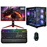 Dragos DRx6153 i7 12700F 16GB 1TB M.2 NVMe SSD 8GB RTX4060 27 İnç 240Hz Curved Monitör Oyuncu Bilgisayarı