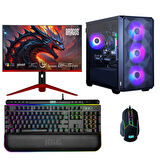 Dragos DRx6296 i7 14700KF 32GB 1TB M.2 NVMe SSD 8GB RTX4060 27 İnç 240Hz Curved Monitör Oyuncu Bilgisayarı