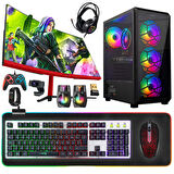 Turbox Tx5016 Ryzen 5 3600 32GB 512GB SSD GTX1050Ti 4GB 23.6 Curved Oyuncu Bilgisayarı