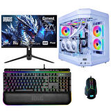 Dragos DRx6595 i7 14700KF 32GB DDR5 2TB NVMe 4.0 SSD 8GB RTX4060Ti 27 İnç 240Hz Oyuncu Bilgisayarı