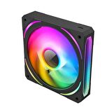 Dragos LS300 Premium ARGB 3x120mm 1200RPM Kontrolcülü Siyah Kasa Fanı