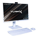 Turbox TAx1149 Intel Core i7 14700 8GB DDR4 Ram 512GB M.2 NVMe SSD 27 inç FHD Webcam All in One PC