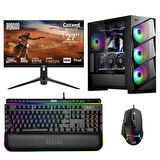 Dragos DRx6739 i5 14400F 16GB DDR5 1TB M.2 NVMe 8GB RTX4060 27 İnç 240Hz Curved Oyuncu Bilgisayarı