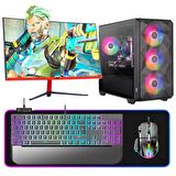 Dragos Roc i5 11400F 32GB Ram 1TB NVMe SSD MSI RX 6700 XT OC 12GB 23.6 165Hz Curved Oyuncu Masaüstü Bilgisayarı