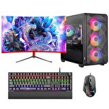 Dragos DRx6925 i7 10700F 32GB 512GB NVMe 12GB RTX3060 27 inç 165Hz Curved Oyuncu Masaüstü Bilgisayarı