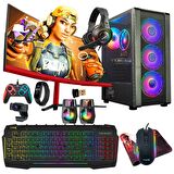 Turbox Tx5421 i5 6400 16GB Ram 512GB SSD 8GB RX580 23.6 inç Curved Oyuncu Masaüstü Bilgisayarı
