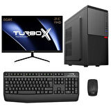 Turbox Tx5567 i5 12400 8GB DDR5 Ram 256GB M.2 NVMe SSD 21.5 inç FHD Masaüstü Ofis Hazır Sistem