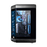 Dragos North Evo Vision Plus LCD PCIe 4.0 Riser 7x ARGB Fan Type C Mid Tower Temperli Cam Gaming Kasa Siyah