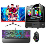 Turbox Tx5993 Ryzen 7 5700X 32GB 1TB NVMe 12GB RTX3060 23.6 165Hz Curved Oyun Hazır Sistem