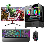 Turbox Tx5979 i5 11400F 32GB 1TB NVMe 12GB RTX3060 27 inç 165Hz Curved Oyun Hazır Sistem