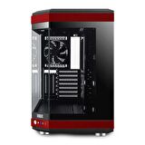 Dragos North 1x Fan Mid Tower Kırmızı Siyah Gaming Bilgisayar Kasası