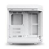Dragos North Premium XL LCD Ekran + Riser 1xFan Mid Tower Beyaz Gaming Bilgisayar Kasası