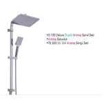 Duxxa Mirage 500 Tepe Duş Seti Krom D.132.5