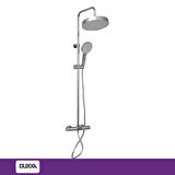 DUXXA Icon Termostatik Bataryalı Rain Duş Seti Krom DTB.112 3 Yıl Garanti