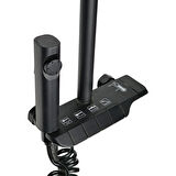 Duxxa Piano Bataryalı Duş Seti Mat Siyah DP.100.MS