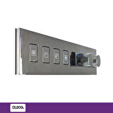 Duxxa Prime Ankastre Duş ve ısı Ayarlı Batarya Seti Krom D.058