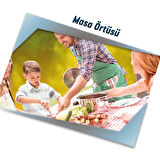 Pratikser Tek Kullanımlık Polietilen Masa Örtüsü Doğa - 120x150cm - 50Ad/Rulo