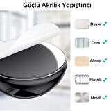 BUFFER® Çok Amaçlı Kablo Tutucu Akrilik Güçlü Yapışkanlı Organizer Düzenleyici 16 Parça Set