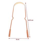 Petinka® Bakır Oil Pulling Yağ Çekme Dil Plak Temizleme Aleti Dil Fırçası Sıyırıcı Dil Kaşığı