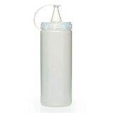 Şeffaf Kapaklı Sızdırmaz Yağlık Sosluk Şişesi Plastik Yağdanlık 400 ml. AP-9028