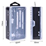 BUFFER® 115 in 1 Hassas Tornavida Onarım Alet Manyetik Sürücü Kitli Elektronik Hassas Tornavida Seti