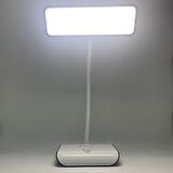 BUFFER® Şarjlı Oynar Esnek Başlıklı Dokunmatik 3 Farklı Modda Yanan Kaymaz Taban LED Masa Lambası