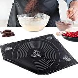 BUFFER Silikon Çok Amaçlı Geniş Hamur Matı Hamur Açma Matı 40*50 cm 