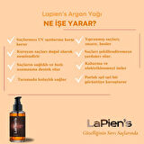 Lapien's Kuru Cansız Yıpranmış Saçlara Özel Yoğun Besleyici Parlaklık Veren Kabarma Önleyici Argan Yağı 100ml