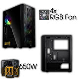 Avantron Gmx7871 Ryzen 5 5500 16Gb Ddr4 256Gb M2 Nvme 8Gb Rx580 Oyun Bilgisayarı