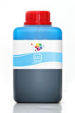 QC HP Photosmart D7280 Uyumlu Yazıcı Mürekkebi 500ml LC Light Cyan Açık Mavi Dye